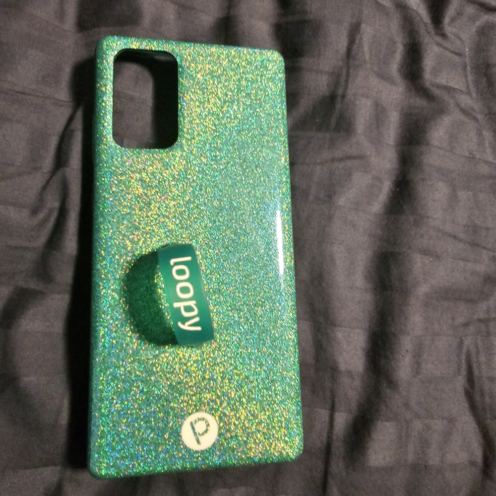 Samsung Note 20-Sparkle Turquoise Loopy case